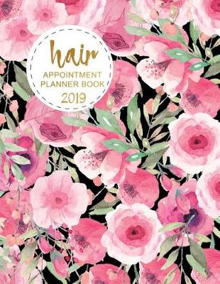 Book cover for Hair Appointment Planner Book 2019