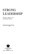 Book cover for Strong Leadership