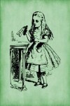 Book cover for Alice in Wonderland Journal - Drink Me (Green)