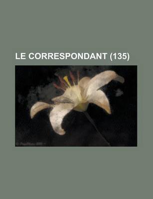 Book cover for Le Correspondant (135)