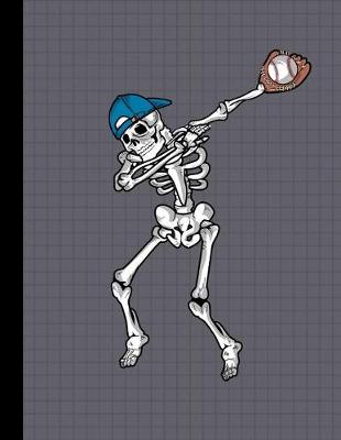 Book cover for Dabbing Skeleton Baseball Player Notebook