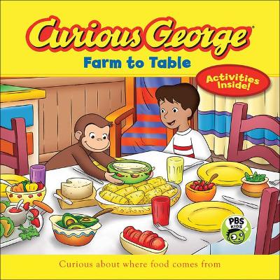 Book cover for Curious George Farm to Table