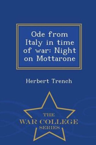 Cover of Ode from Italy in Time of War