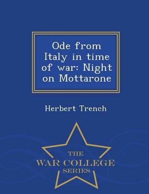 Book cover for Ode from Italy in Time of War