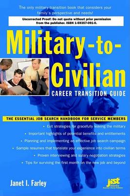 Book cover for Military-To-Civilian Career Transition Guide