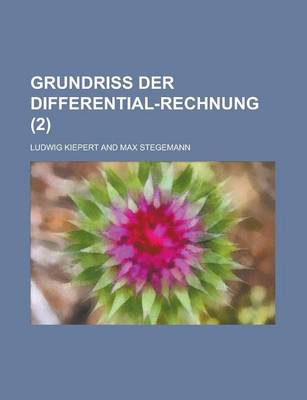 Book cover for Grundriss Der Differential-Rechnung (2)