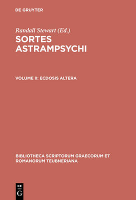 Book cover for Sortes Astrampsychi II Ecd Al CB