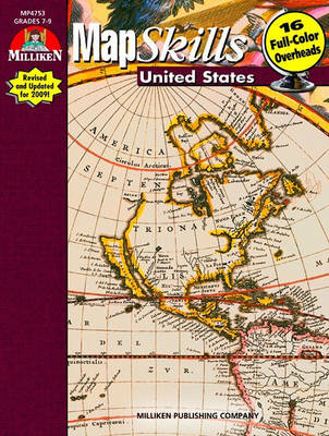 Book cover for Map Skills: United States, Grades 7-9