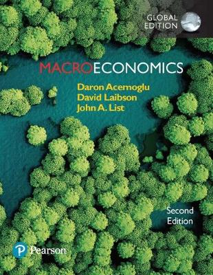 Book cover for Macroeconomics plus Pearson MyLab Economics with Pearson eText, Global Edition