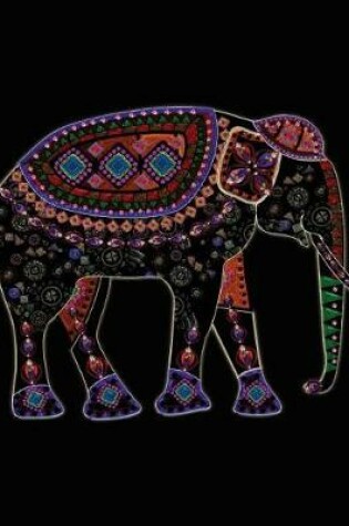 Cover of Colorful Metallic Elephant Notebook