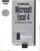 Book cover for Microsoft Excel 4 Companion
