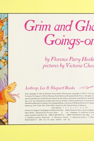 Cover of Grim and Ghastly Goings-On