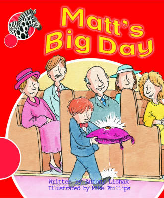 Book cover for Spotty Zebra Red Change Matt's Big Day