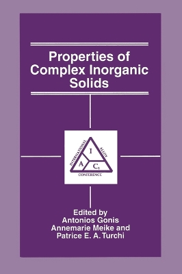 Book cover for Properties of Complex Inorganic Solids