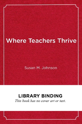 Book cover for Where Teachers Thrive