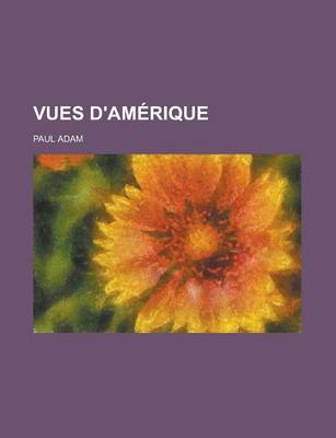 Book cover for Vues D'Amerique