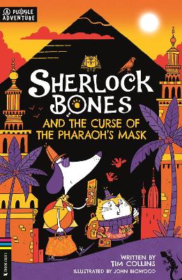 Book cover for Sherlock Bones and the Curse of the Pharaoh’s Mask