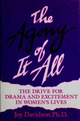 Cover of Agony of It All C