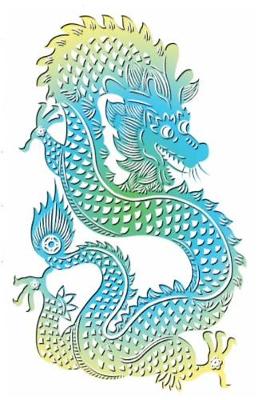 Cover of 2019 Weekly Planner Happy Dragon Chinese Zodiac Symbol 134 Pages