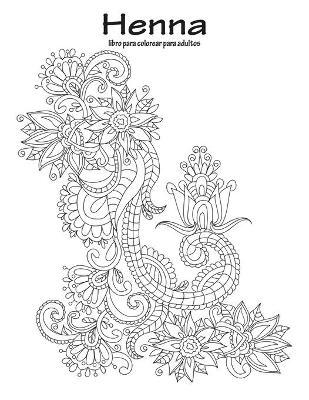 Book cover for Henna libro para colorear para adultos 1