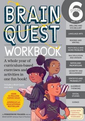 Book cover for Brain Quest Workbook Grade 6