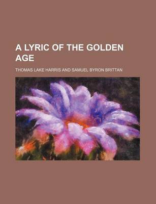 Book cover for A Lyric of the Golden Age