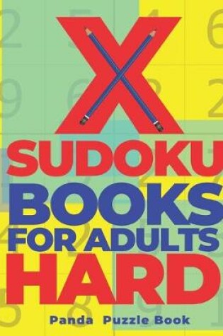 Cover of X Sudoku Books For Adults Hard