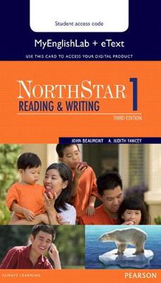 Book cover for NorthStar Reading and Writing 1 eText with MyLab English