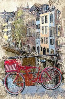 Book cover for Parked Bike in Amsterdam Painting Journal