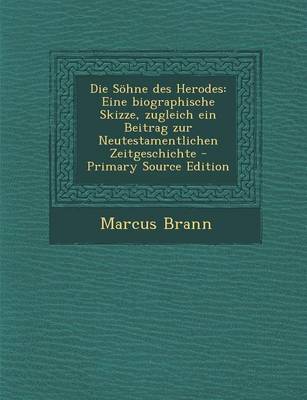 Book cover for Die Sohne Des Herodes