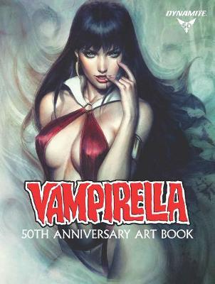 Book cover for Vampirella 50th Anniversary Artbook