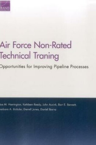 Cover of Air Force Non-Rated Technical Training