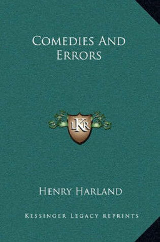 Cover of Comedies and Errors Comedies and Errors