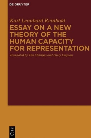 Cover of Essay on a New Theory of the Human Capacity for Representation