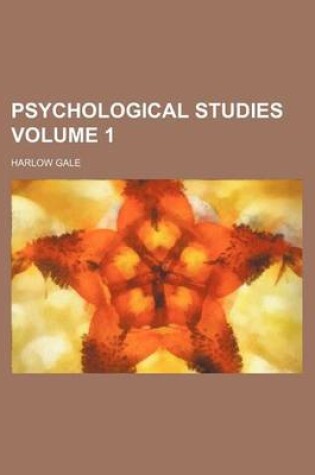 Cover of Psychological Studies Volume 1