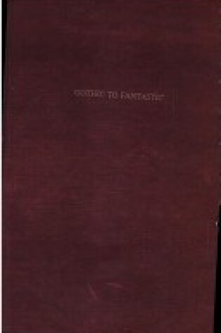 Cover of Gothic to Fantastic