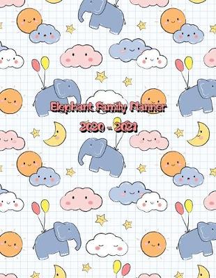 Book cover for Elephant Family Planner 2020-2021