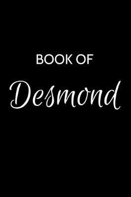 Book cover for Desmond Journal Notebook