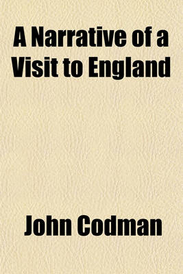 Book cover for A Narrative of a Visit to England