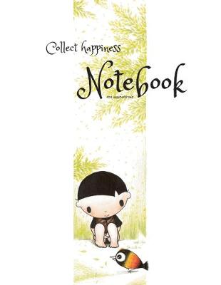 Book cover for Collect happiness notebook for handwriting ( Volume 16)(8.5*11) (100 pages)