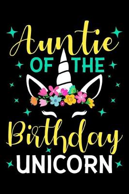 Book cover for Auntie Of The Birthday Unicorn