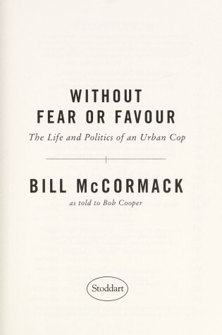 Cover of Without Fear or Favour O/P