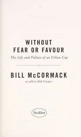 Book cover for Without Fear or Favour O/P