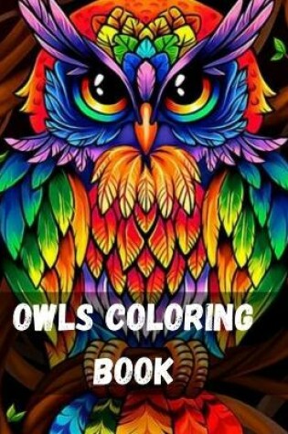 Cover of Owls Coloring Book