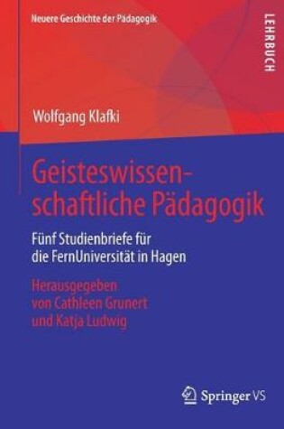 Cover of Geisteswissenschaftliche Padagogik