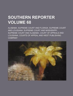 Book cover for Southern Reporter Volume 68