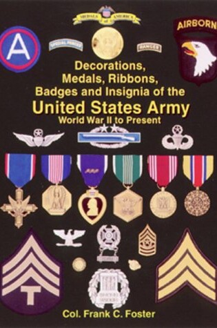 Cover of Decorations, Medals, Ribbons, Badges and Insignia of the United States Army