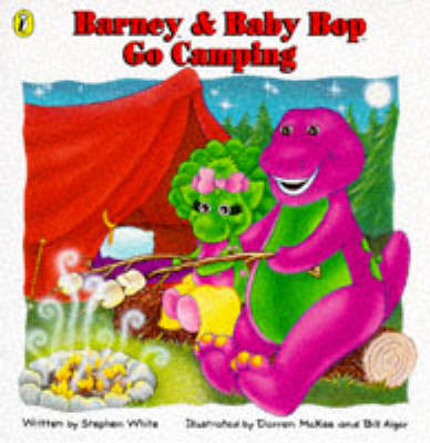 Book cover for Barney and Baby Bop Go Camping