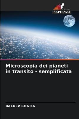 Book cover for Microscopia dei pianeti in transito - semplificata