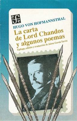 Book cover for La Carta de Lord Chandos y Algunos Poemas